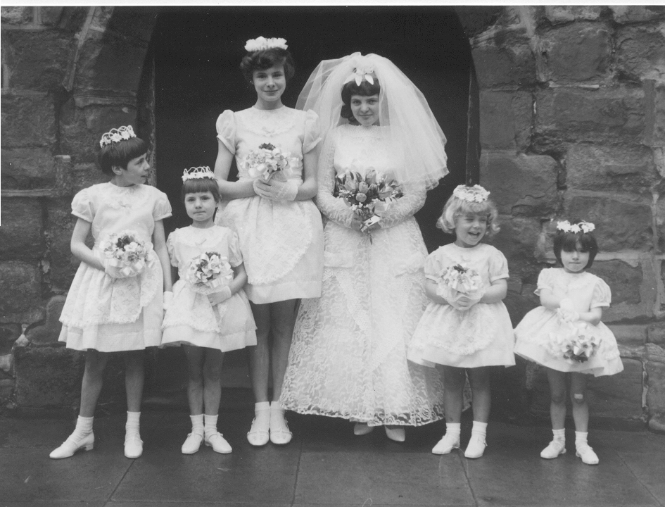 The Bride and Bridesmaids